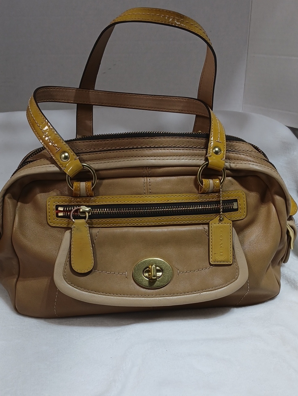Coach Bonnie Leather Satchel (Style 13382) is a highly sought-after Y2K-era